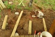 Installation du deck pour la cuve