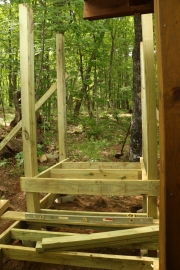 Installation du deck pour la cuve
