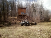 Quad et nouvelle remorque