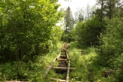 Travail sur le chemin suspendu