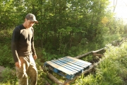 Travail sur le chemin suspendu