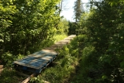 Travail sur le chemin suspendu